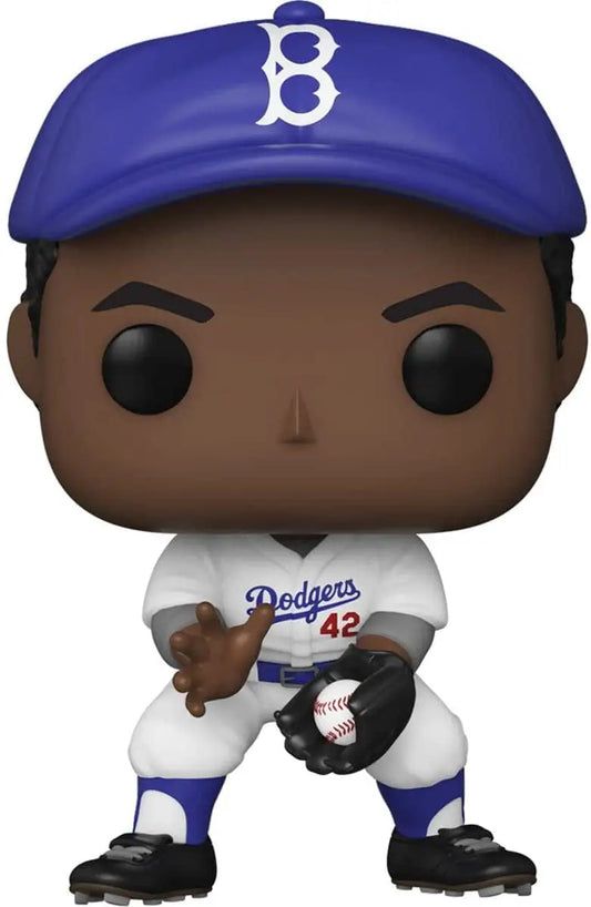 Funko Pop of Jackie Robinson Dodgers #42 in Sports Legends collection figurine