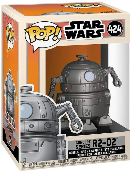 Funko Pop Star Wars Concept Series R2-D2 #424 figurine collectible display