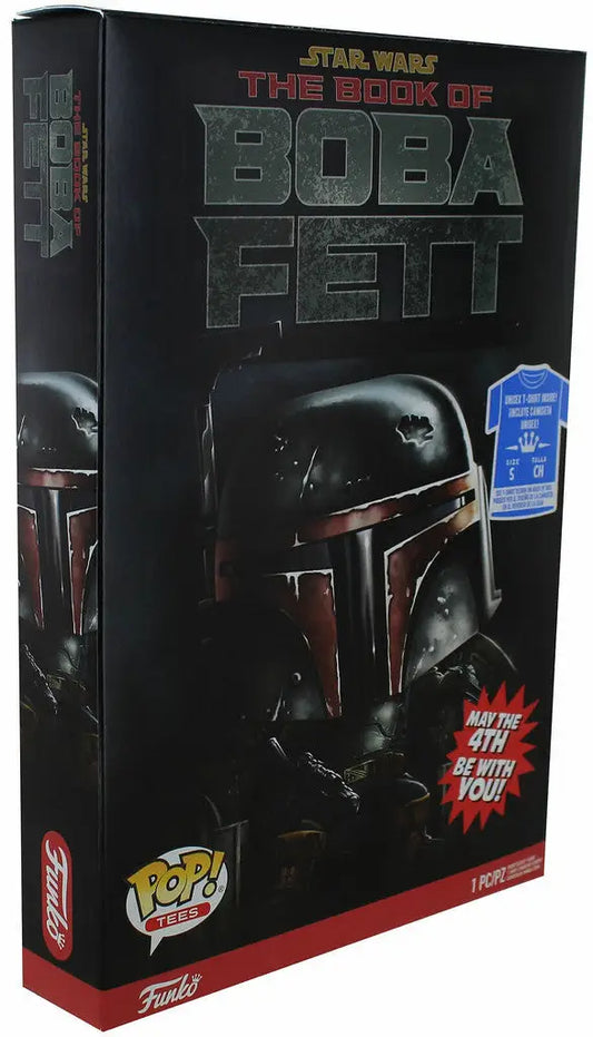 Funko Pop Tees Star Wars The Book of Boba Fett T-Shirt featuring Mandalorian helmet design