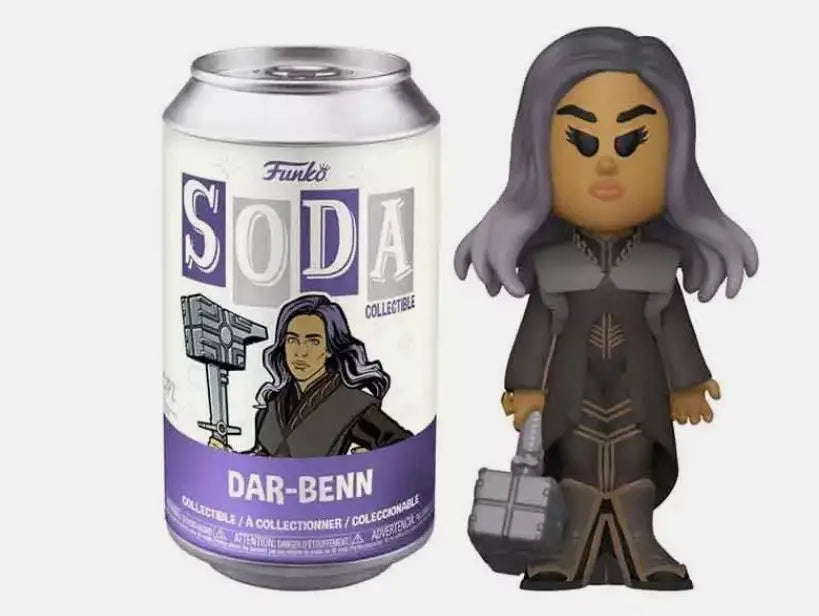 Funko Soda collectible can and vinyl figure of Dar-Benn from The Marvels movie