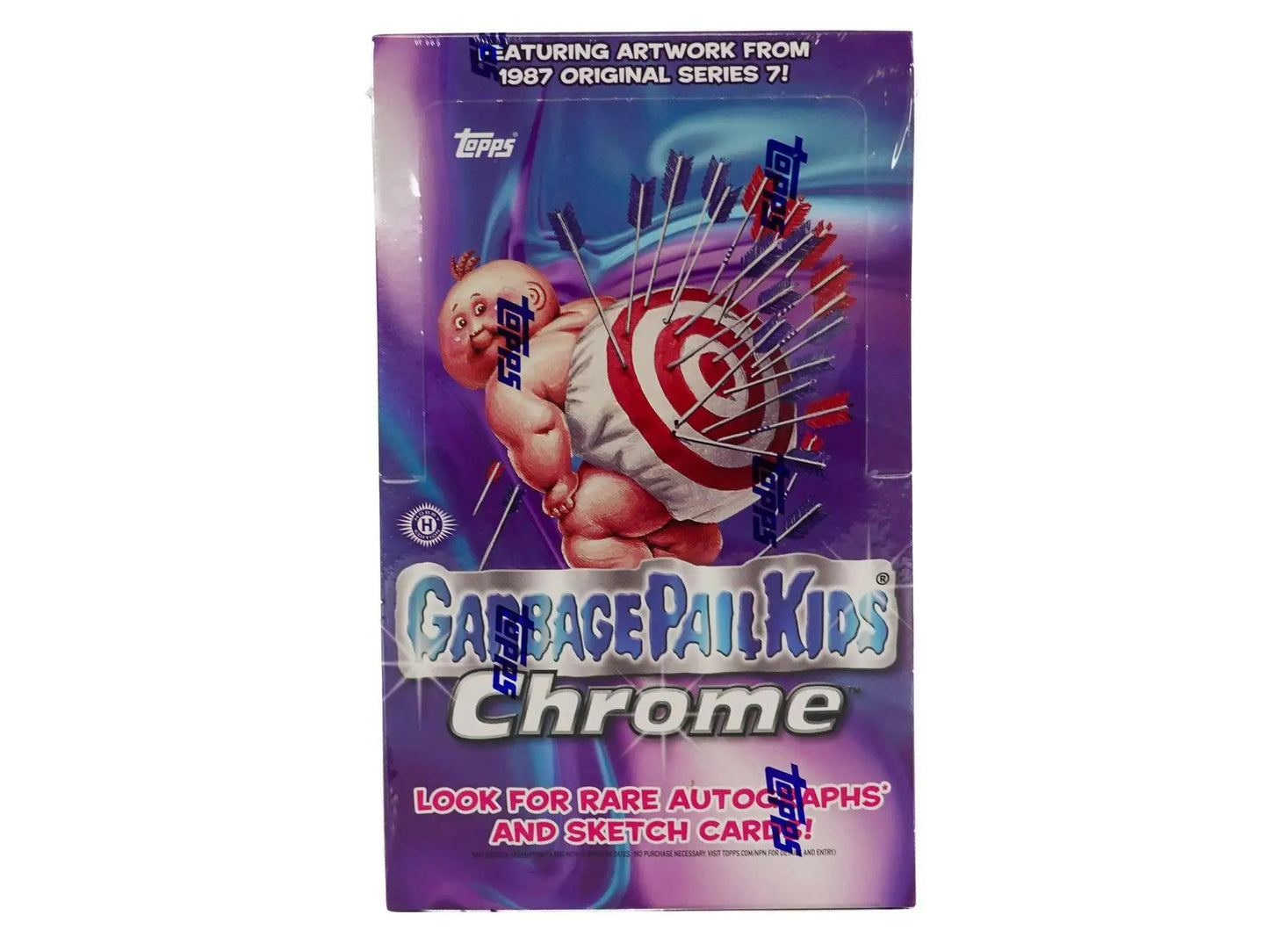 Garbage Pail Kids Chrome Series 7 Hobby Box from Topps, featuring original series art