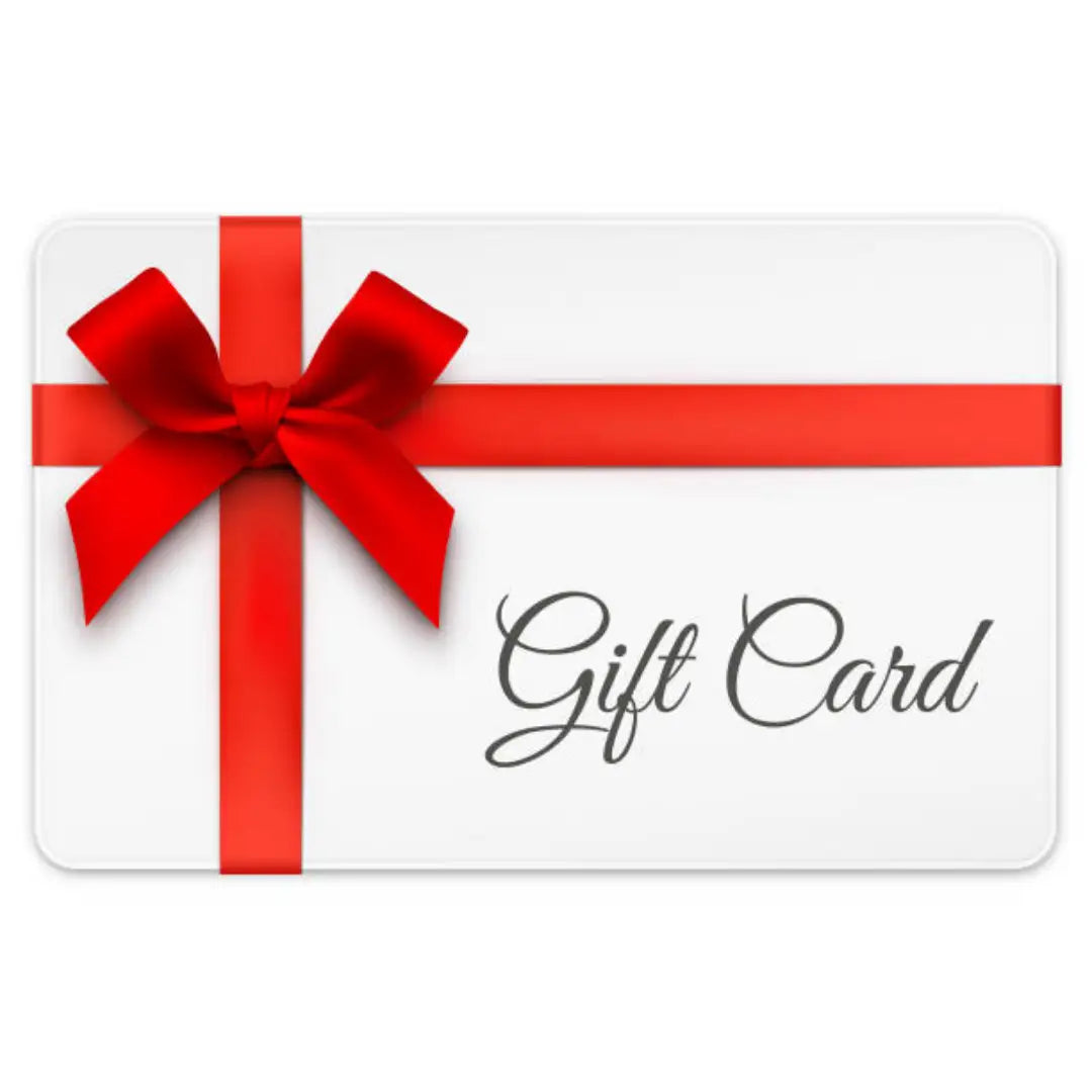 Gift card with a red ribbon and bow for perfect gifting and trading cards