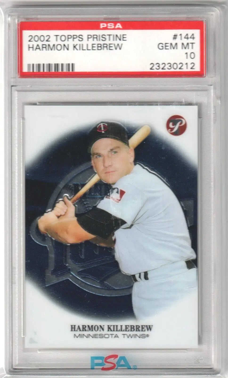 PSA 10 GEM MINT Harmon Killebrew 2002 Topps Pristine Minnesota Twins single card