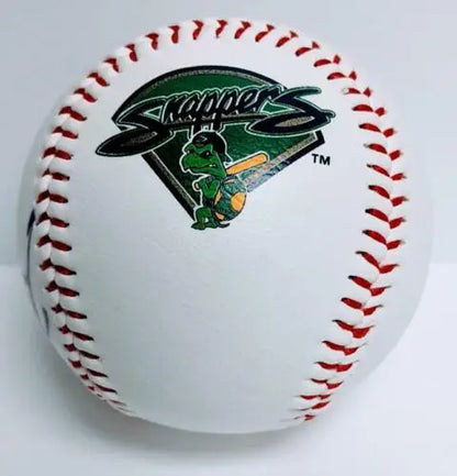 Henry Reyes Autograph Signed Baseball with Turtle Logo and Red Stitching. Original gloss