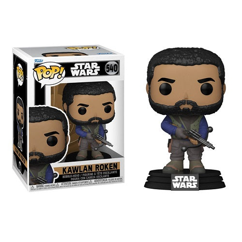 Funko Pop! Kawlan Roken from Star Wars Obi-Wan Kenobi in blue and gray outfit