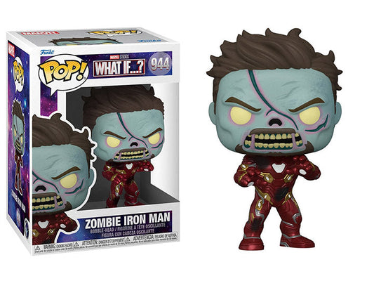 Zombie Iron Man Funko Pop! vinyl figure from Marvel’s What If...? series