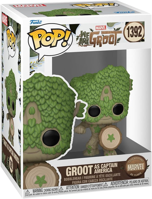 We Are Groot as Captain America Funko Pop! Vinyl Figure #1392 - Funko Pop