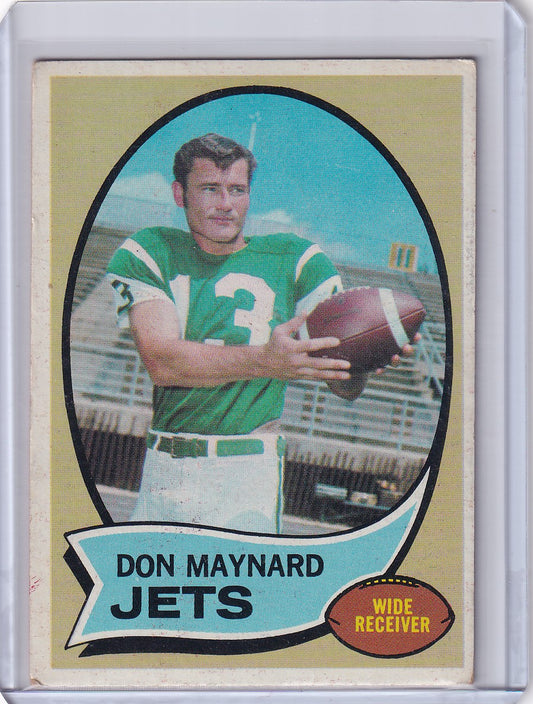 1970 Topps Football #254 Don Maynard - New York Jets