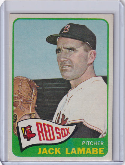 1965 Topps Baseball #88 Jack Lamabe Boston Red Sox pitcher card for collectors