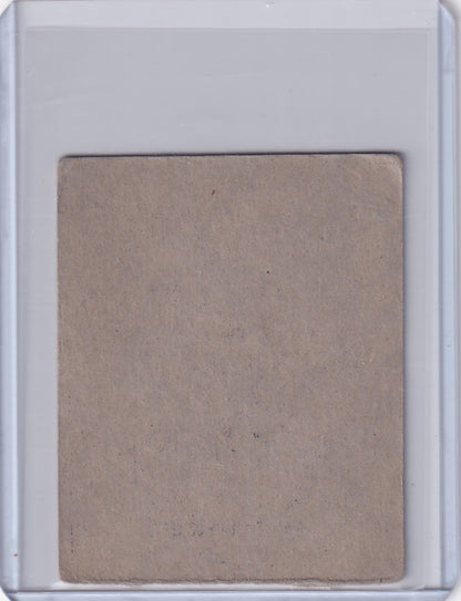 Blank beige rectangular card in clear sleeve for R346 Blue Tint Bobby Brown Yankees