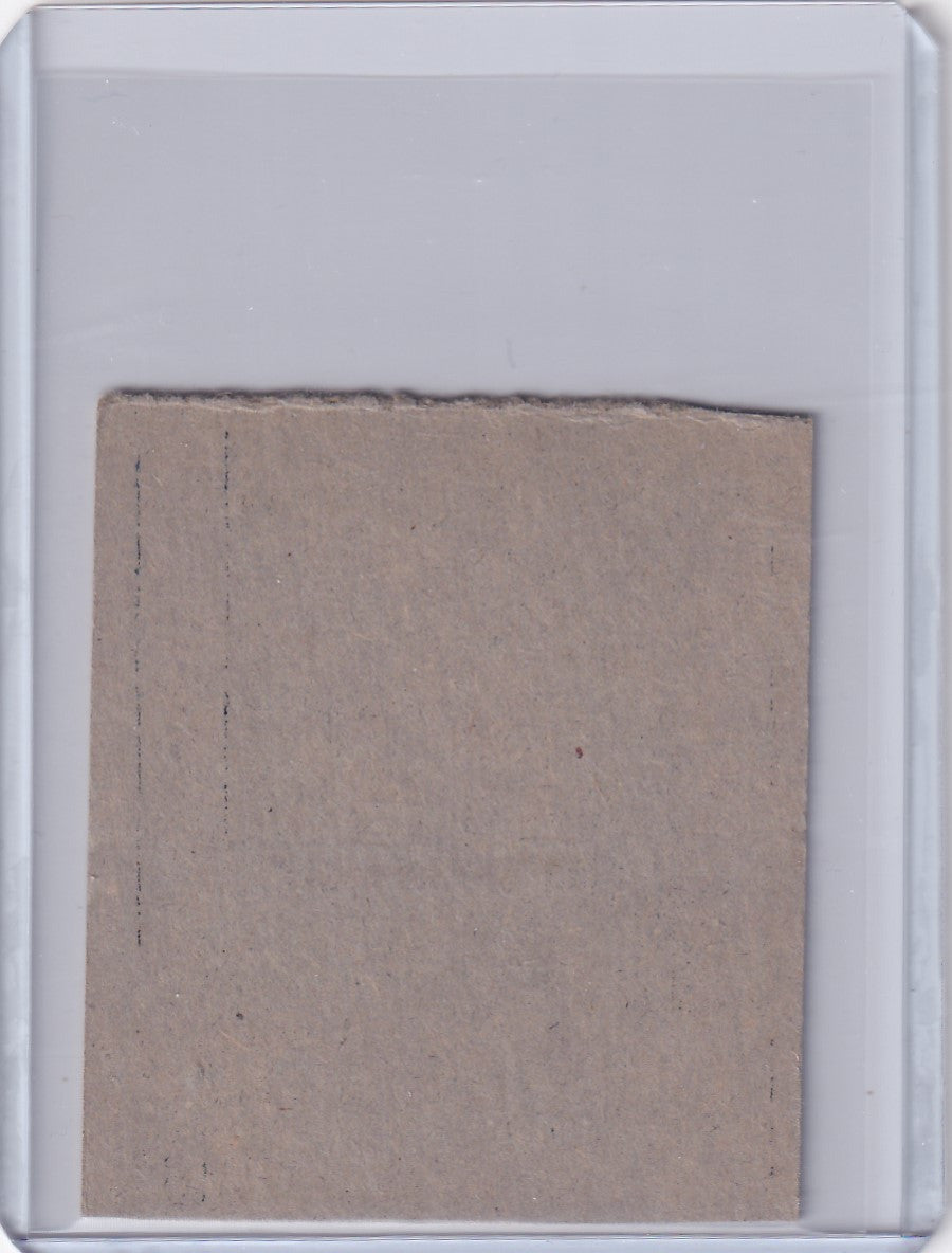 Blank beige card in clear sleeve for 1948 R346 Blue Tint #45 Dixie Walker collectible