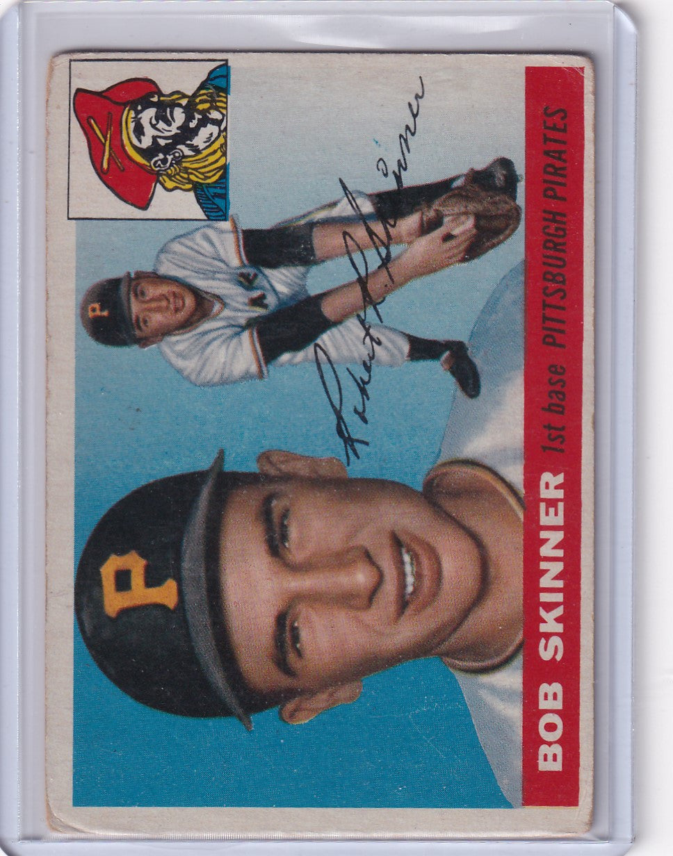 Vintage 1955 Topps Baseball Card of Bob Skinner - Pittsburgh Pirates Player