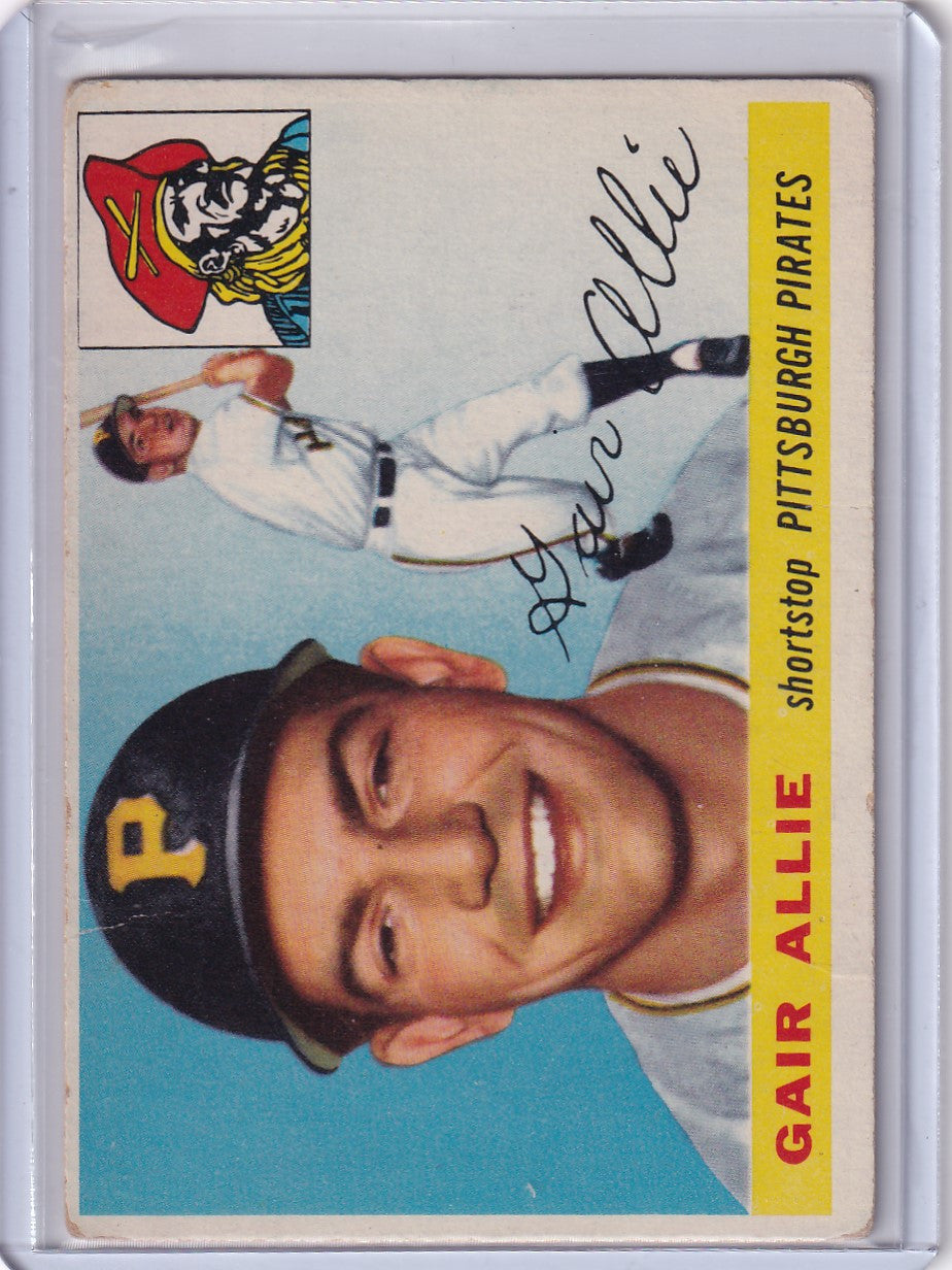 Vintage 1955 Topps Gair Allie Pittsburgh Pirates baseball card for collectors