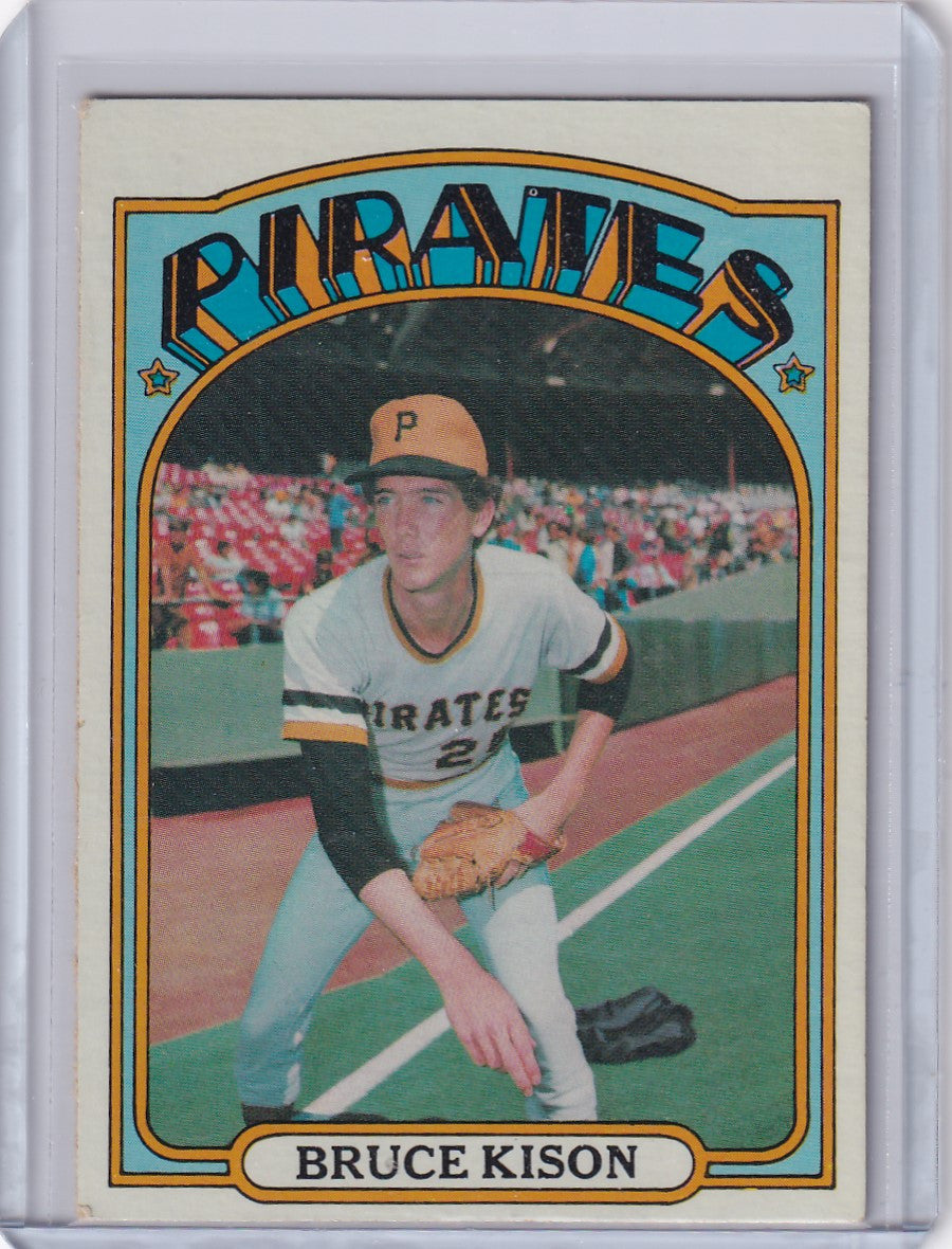 Vintage 1972 Topps Baseball card of Bruce Kison from the Pittsburgh Pirates