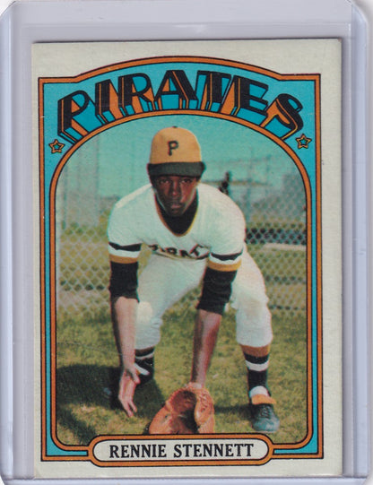 Vintage 1972 Topps Baseball #219 Rennie Stennett RC Pittsburgh Pirates card