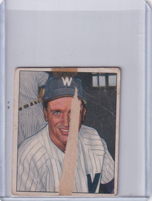 1950 Bowman Baseball #160 Mickey Harris - Washington Senators