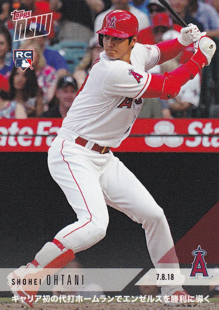 2018 TOPPS NOW #432J SHOHEI OHTANI - LOS ANGELES ANGELS