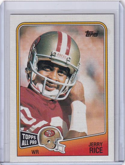 1988 Topps Football #43 Jerry Rice - San Francisco 49ers