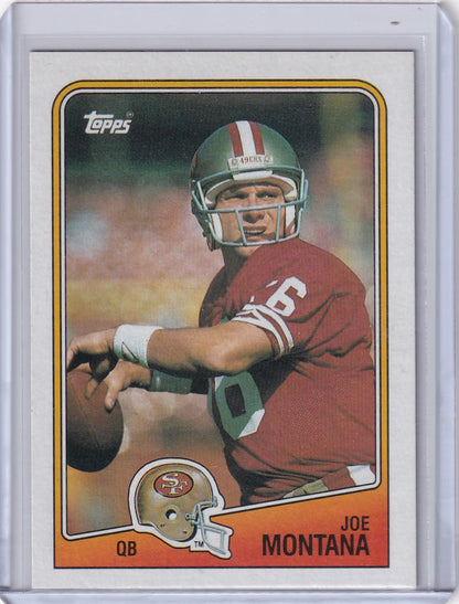 1988 Topps Football #38 Joe Montana - San Francisco 49ers