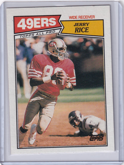 1987 Topps Football #115 Jerry Rice - San Francisco 49ers