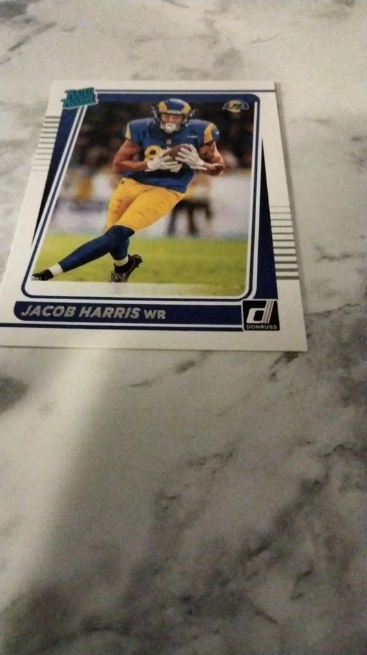 Jacob Harris 2021 Donruss #290 football card for Los Angeles Rams fans