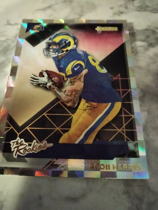 Jacob Harris 2021 Donruss trading card for Los Angeles Rams The Rookies collection