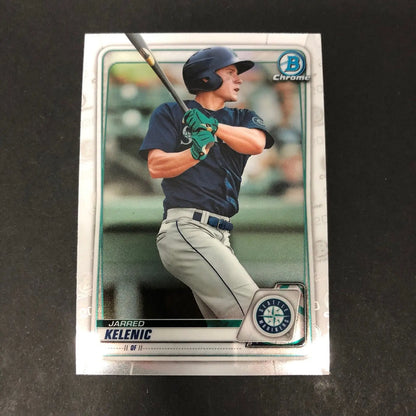 Jarred Kelenic Bowman Chrome 2020 #BCP-94 Seattle Mariners MLB baseball card display