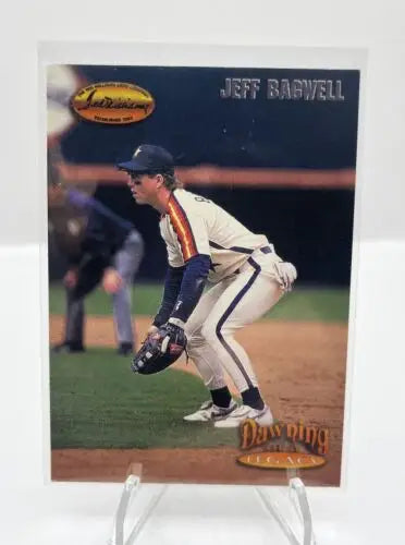 Jeff Bagwell 1993 Ted Williams Houston Astros baseball card #157 on display