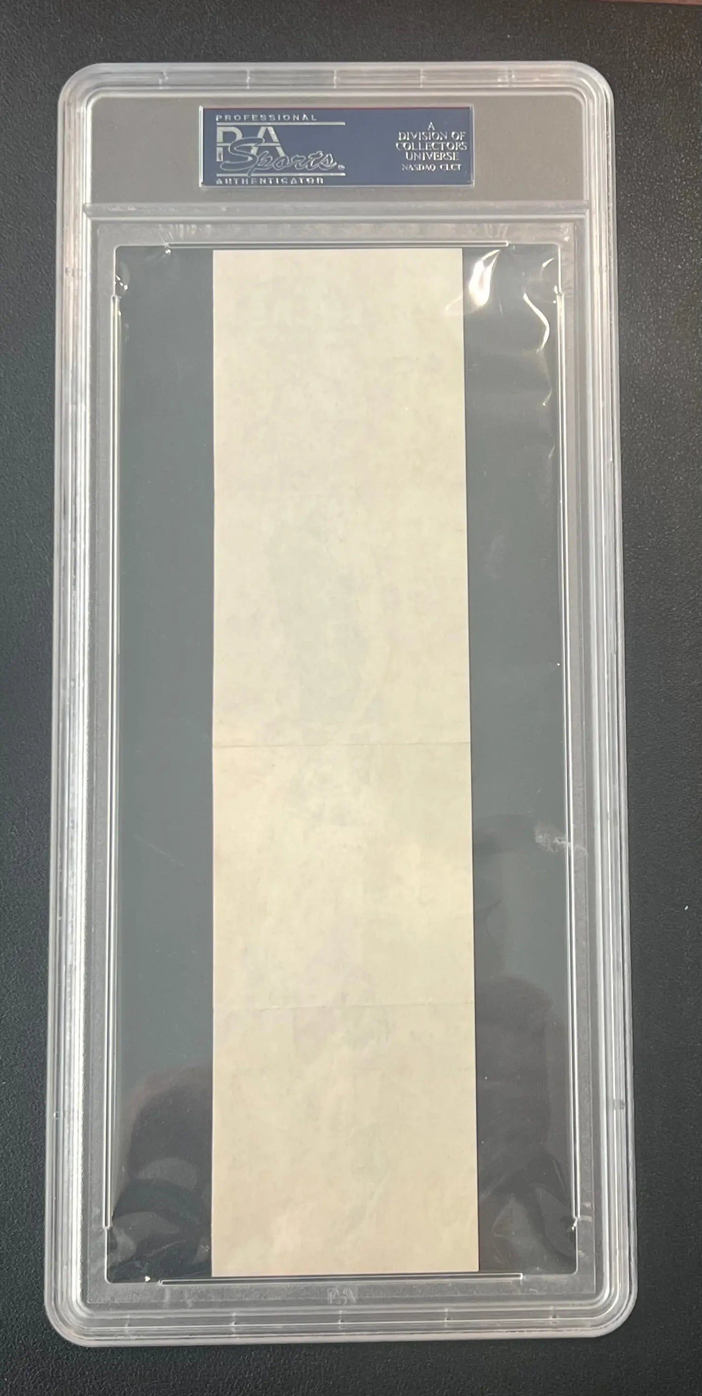 Clear plastic PSA holder for Jerry Lucas 1969 Topps Rulers #15 card by Columbia Hobby