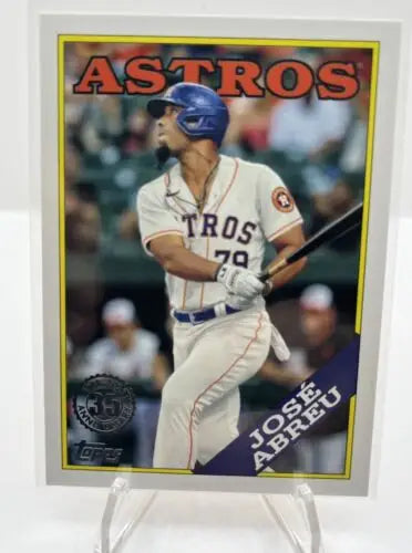 José Abreu 2023 Topps Series 2 trading card 1988 35th Anniversary Insert Astros