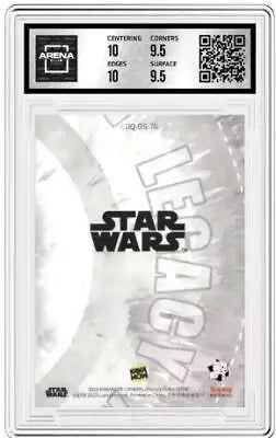 Graded Star Wars Legacy card from Kakawow Cosmic Disney featuring Yoda/Skywalker