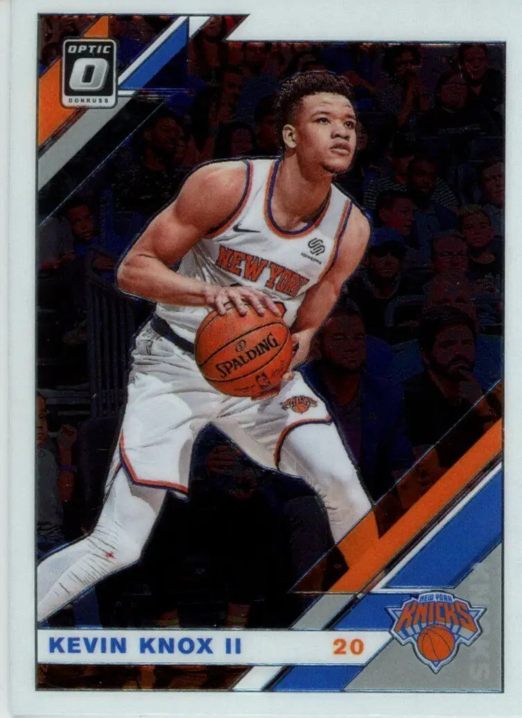 Kevin Knox II 2019–20 Panini Optic New York Knicks Basketball NBA #63 trading card