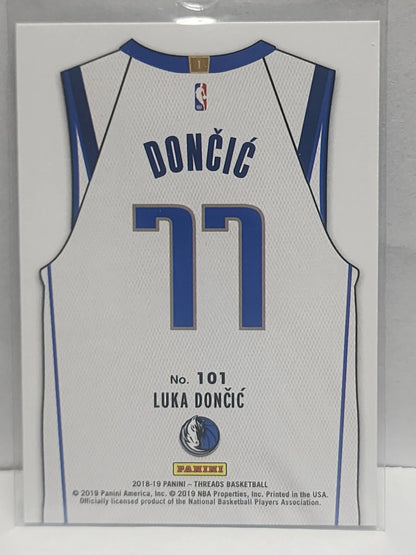 Luka Doncic Dallas Mavericks NBA jersey #77 from Panini Threads Rookie collection