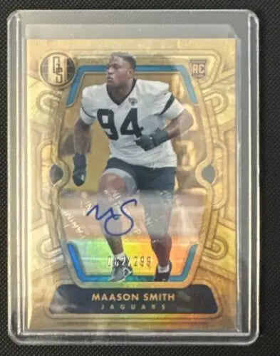 Maason Smith 2024 Panini Gold Standard Rookie Auto football card Jaguars Mint