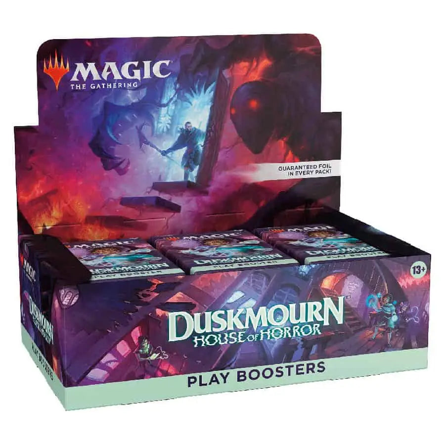 Magic: The Gathering Duskmourn House of Horror Play Booster Box with traditional foil cards