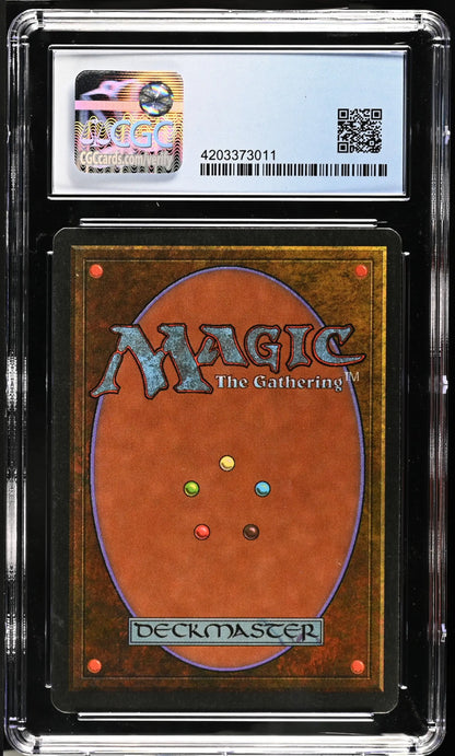 Graded Magic: The Gathering card in case, ideal for trading cards collectors