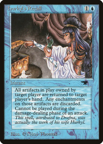 Magic: The Gathering trading card featuring a robed figure performing a magical ritual