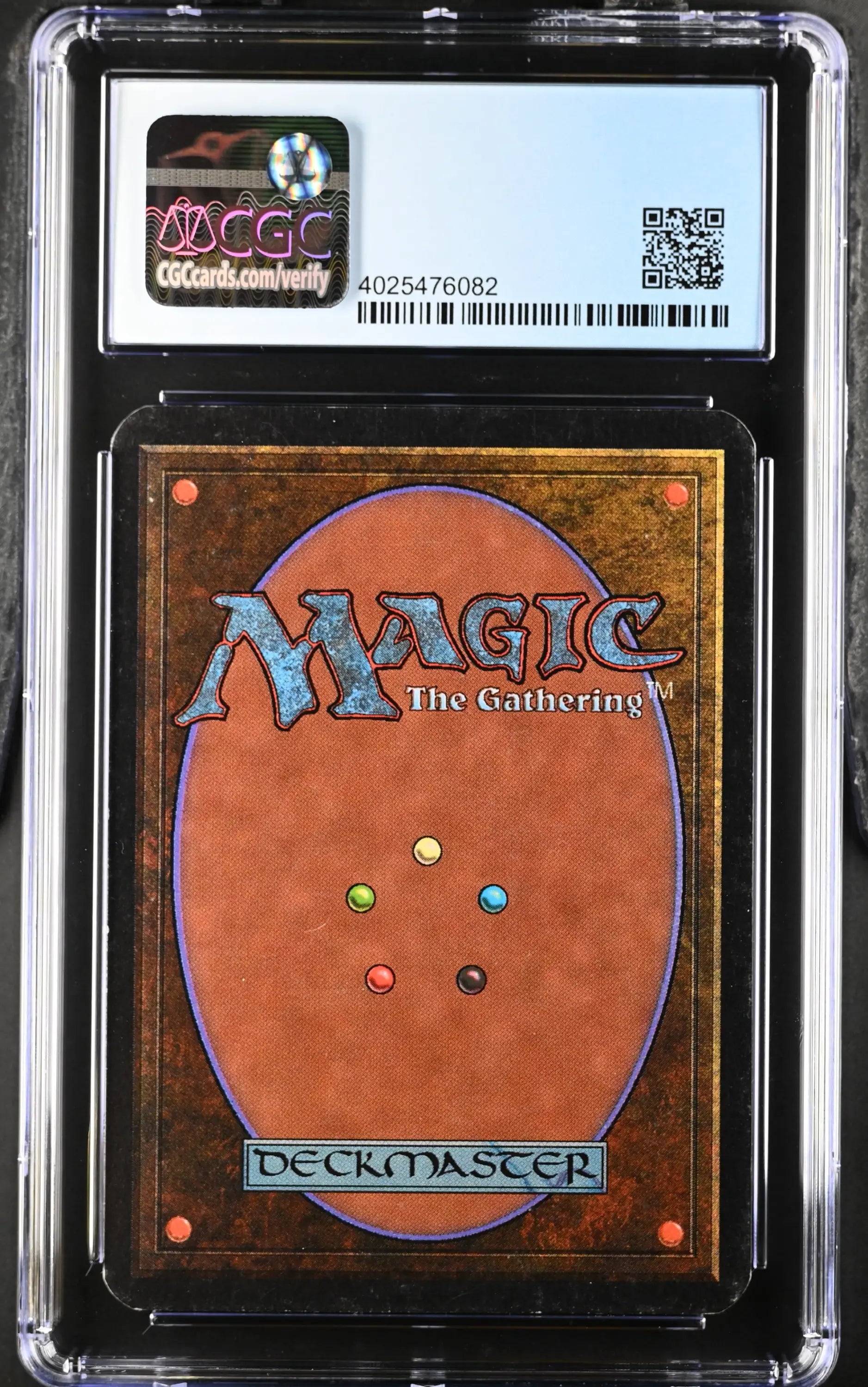 Graded Magic: The Gathering Alpha Edition Invisibility card in protective case