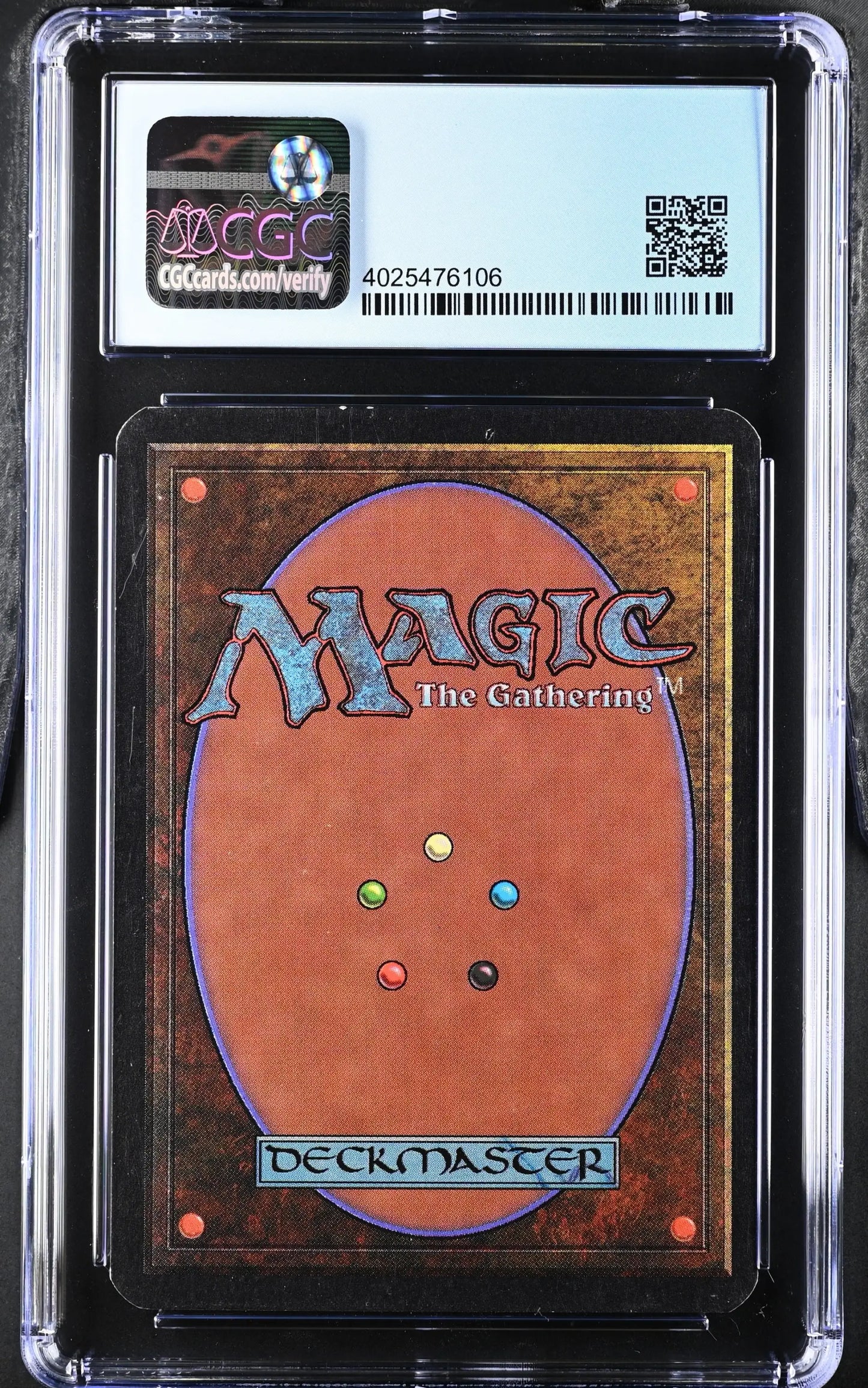 Graded CGC 8 NM/Mint Magic: The Gathering Mesa Pegasus Alpha Edition in protective case