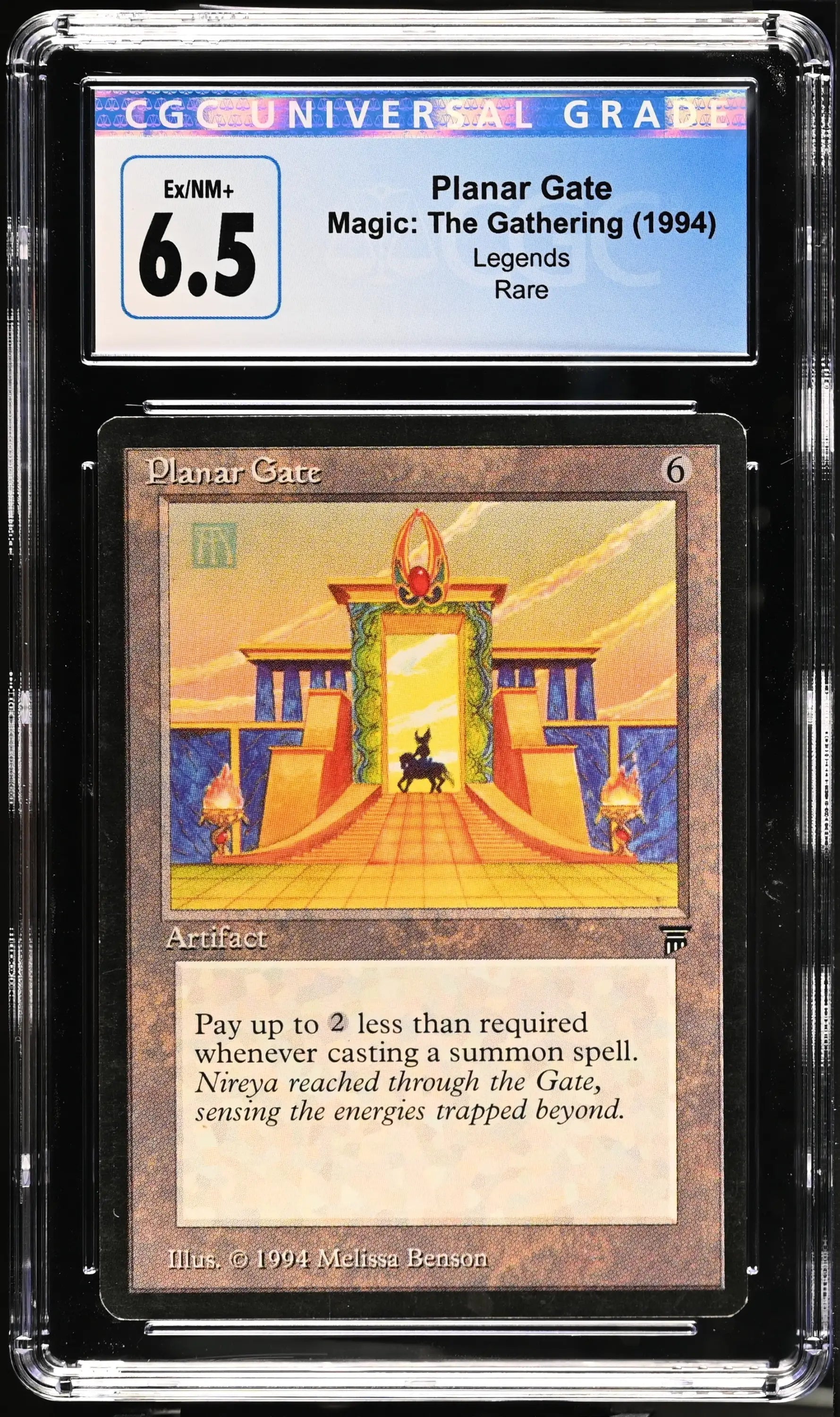 Graded Magic: The Gathering trading card Planar Gate CGC 6.5 for collectors