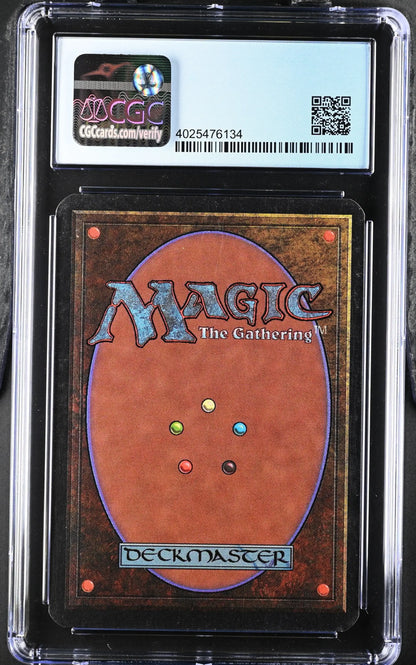 Graded Prodigal Sorcerer Alpha Edition Magic: The Gathering card in protective case