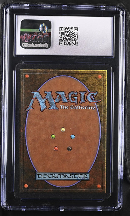 Magic: The Gathering Unlimited Edition card back in graded CGC 10 protective case