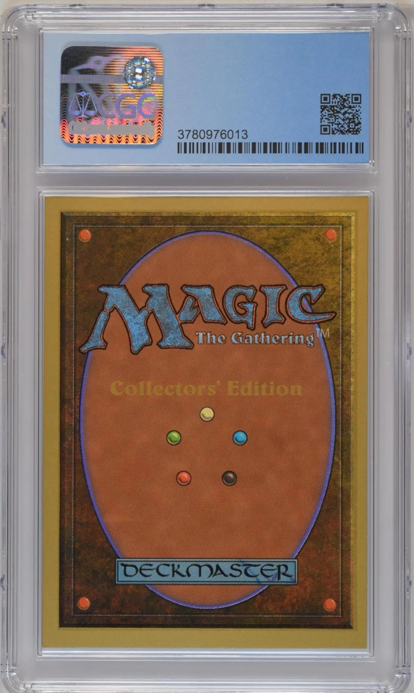 Graded Magic: The Gathering Timetwister card in protective case for trading cards collectors