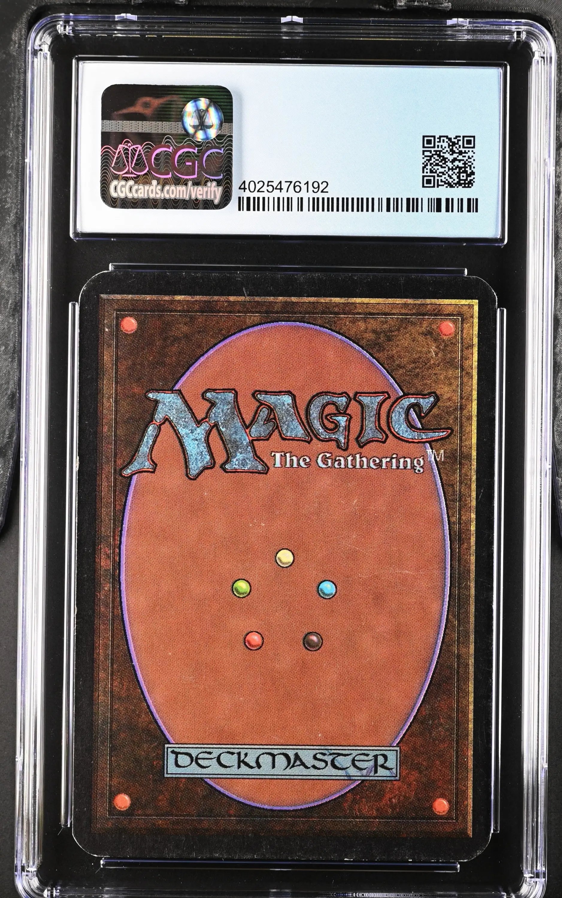 Graded CGC 7 Near Mint Magic: The Gathering Unsummon Alpha Edition trading card in case