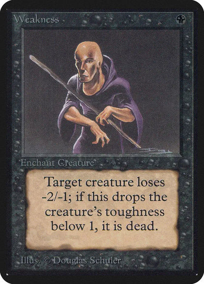 Magic: The Gathering Alpha Edition card featuring a bald figure in purple robes