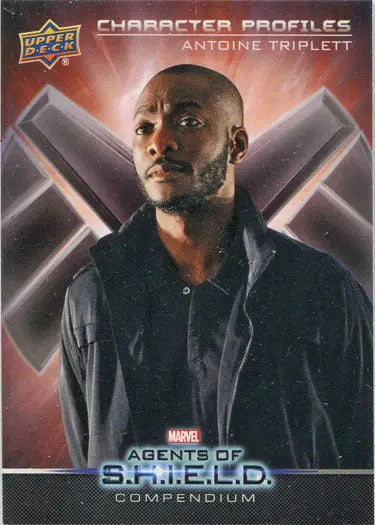 Trading card of Antoine Triplet from Marvel Agents of S.H.I.E.L.D. character profiles