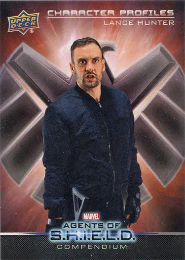 Trading card of Lance Hunter from Marvel Agents of SHIELD character profiles