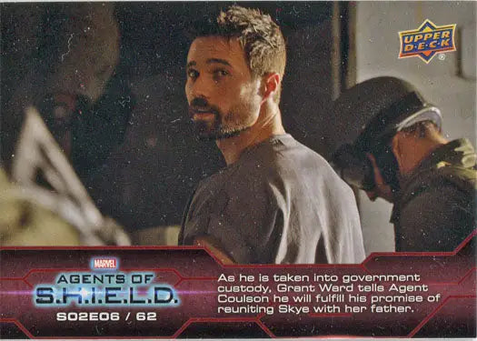 Marvel Agents of SHIELD Season 2 Chase Card depicting a key scene from the show