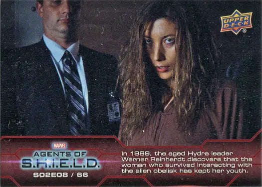 Marvel Agents of S.H.I.E.L.D. Season 2 Chase Card featuring two characters from the series