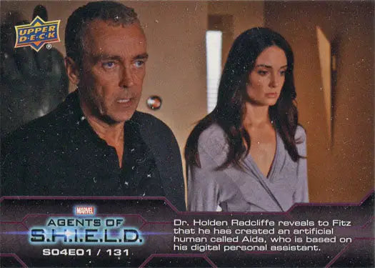 Marvel Agents of S.H.I.E.L.D. Season 4 chase card featuring two characters from the show